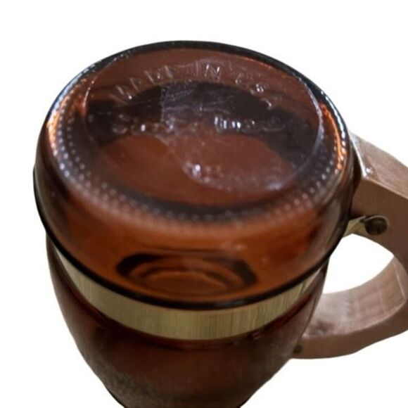 Grain Belt Beer Brown Glass Siesta Ware Mug With Wood Handle - Picture 7 of 9